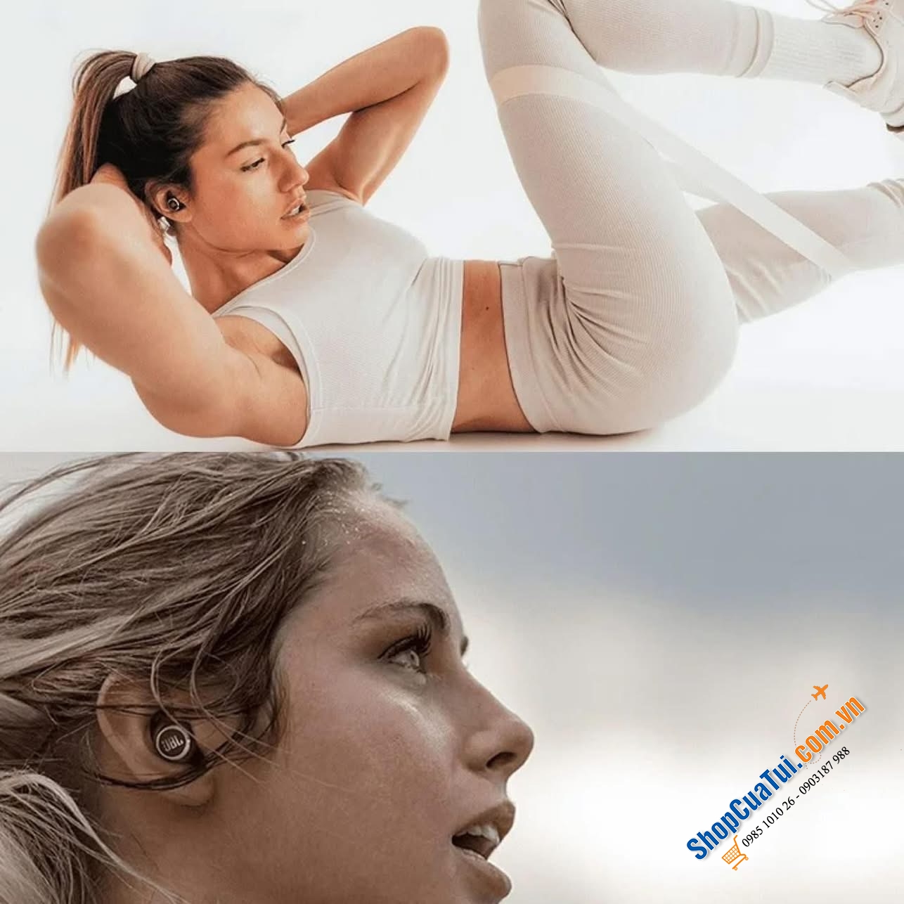 Tai nghe không dây JBL Reflect Aero TWS chống ồn chủ động.