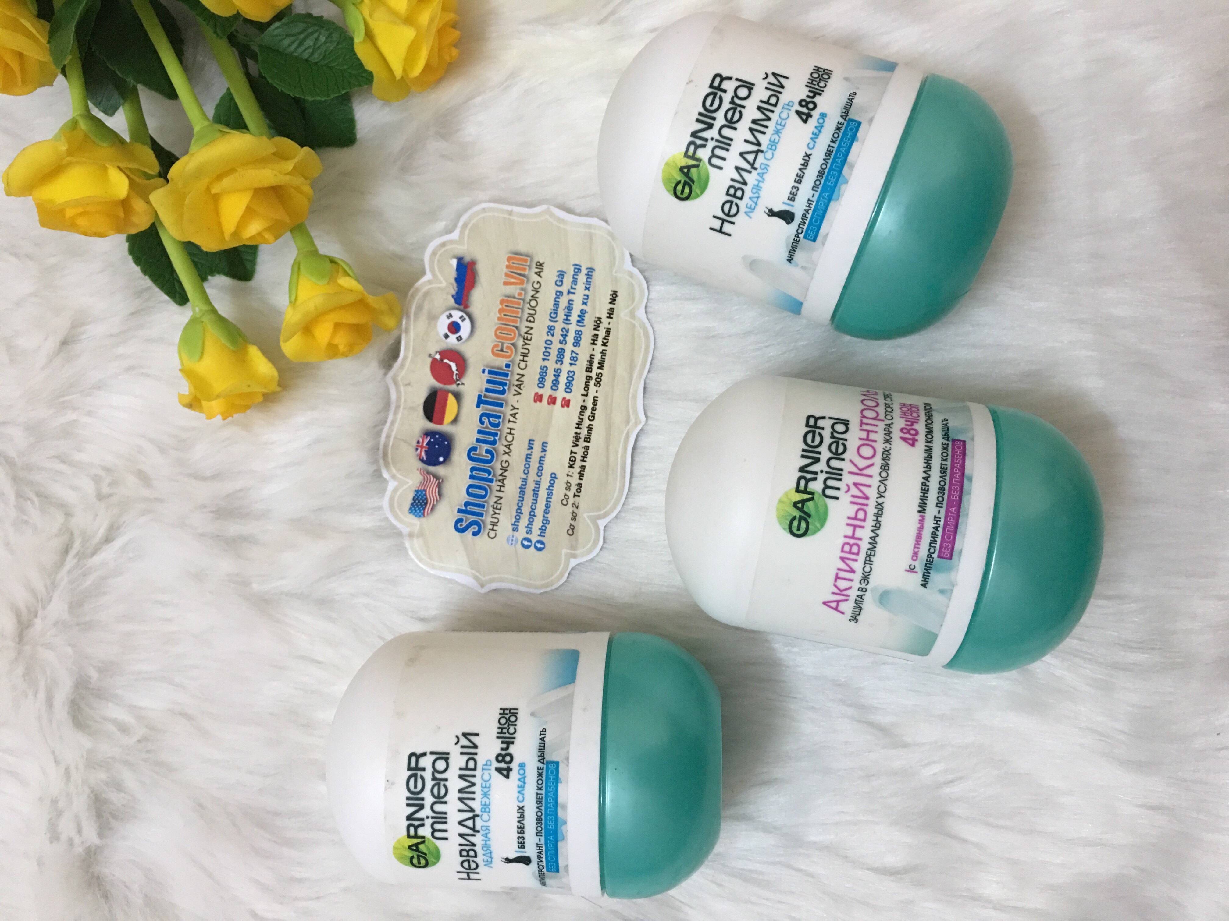 Lăn khử mùi Garnier Mineral Invisible  48h Ngađem lại sự khô thoáng suốt 48 giờ với hương thơm tự nhiên giúp chị em phụ nữ cùng với cánh mày râu luôn cảm thấy tự tin trong giao tiếp