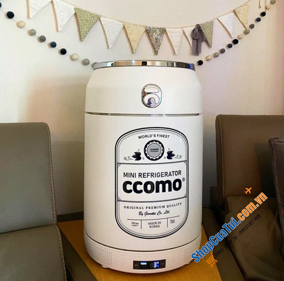 Tủ lạnh mini đựng mỹ phẩm, snack Ccomo Homebar  - Mẫu mới nhất 2024