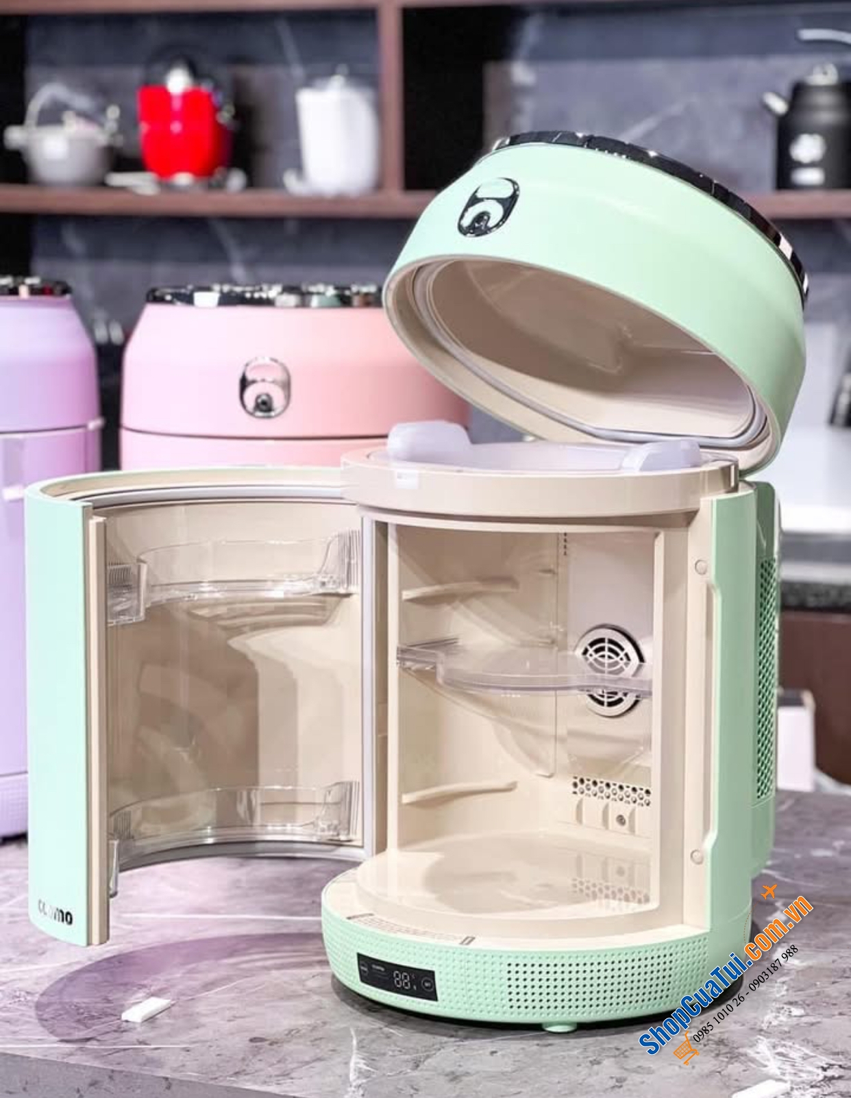 Tủ lạnh mini đựng mỹ phẩm, snack Ccomo Homebar  - Mẫu mới nhất 2024