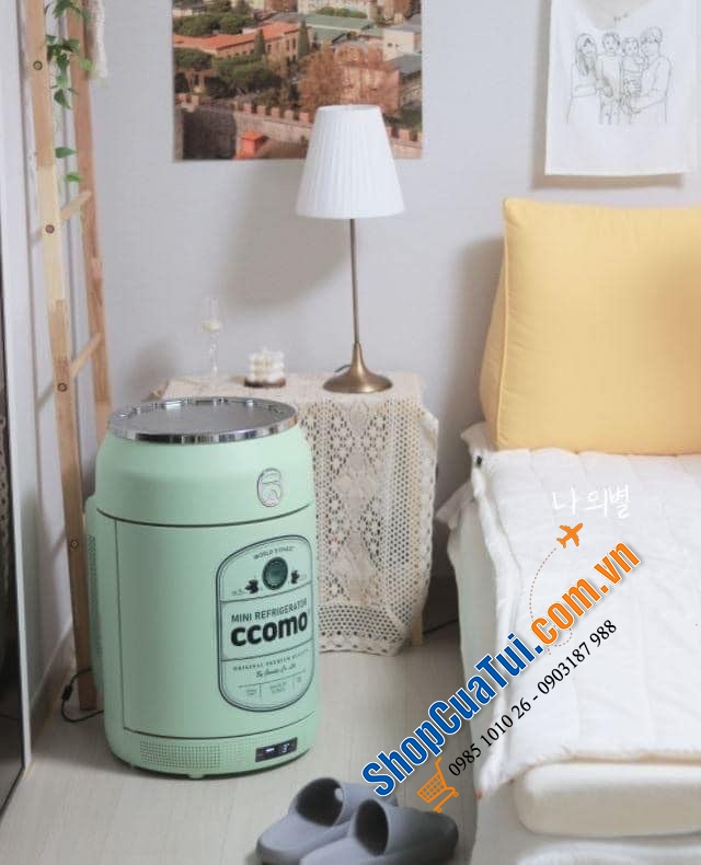 Tủ lạnh mini đựng mỹ phẩm, snack Ccomo Homebar  - Mẫu mới nhất 2024