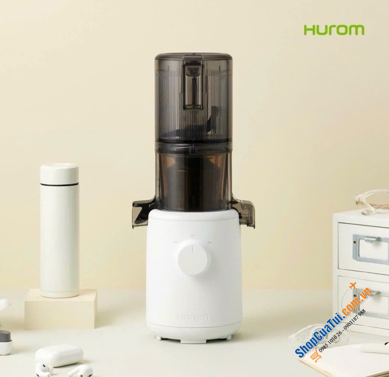 MÁY ÉP CHẬM HUROM H310 – PHIÊN BẢN PASTEL MINI SIÊU XINH CHO MỌI CĂN BẾP HIỆN ĐẠI!