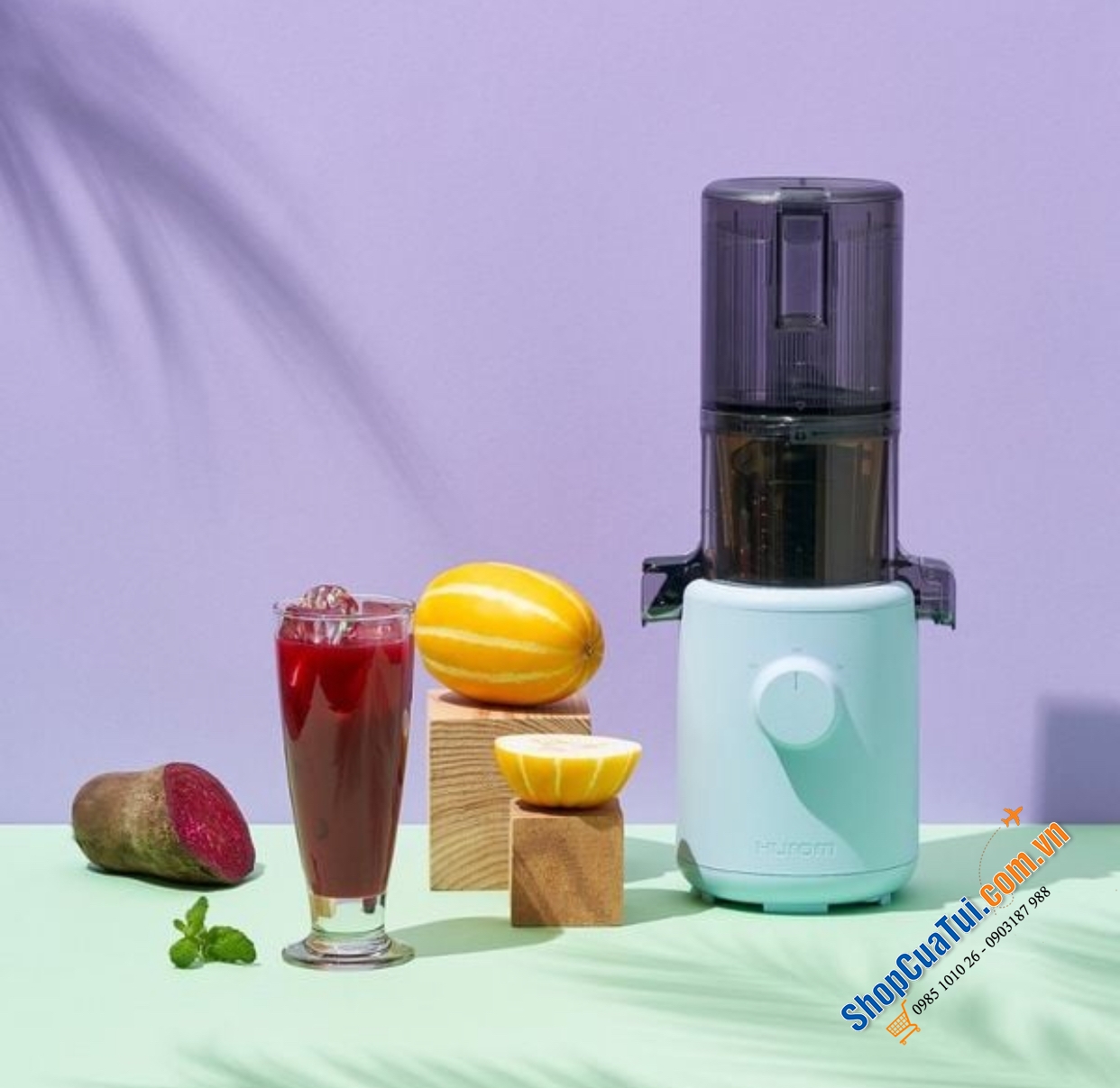 MÁY ÉP CHẬM HUROM H310 – PHIÊN BẢN PASTEL MINI SIÊU XINH CHO MỌI CĂN BẾP HIỆN ĐẠI!