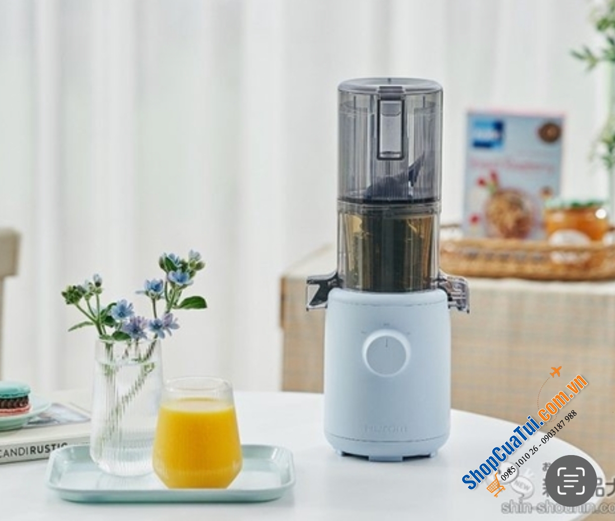 MÁY ÉP CHẬM HUROM H310 – PHIÊN BẢN PASTEL MINI SIÊU XINH CHO MỌI CĂN BẾP HIỆN ĐẠI!