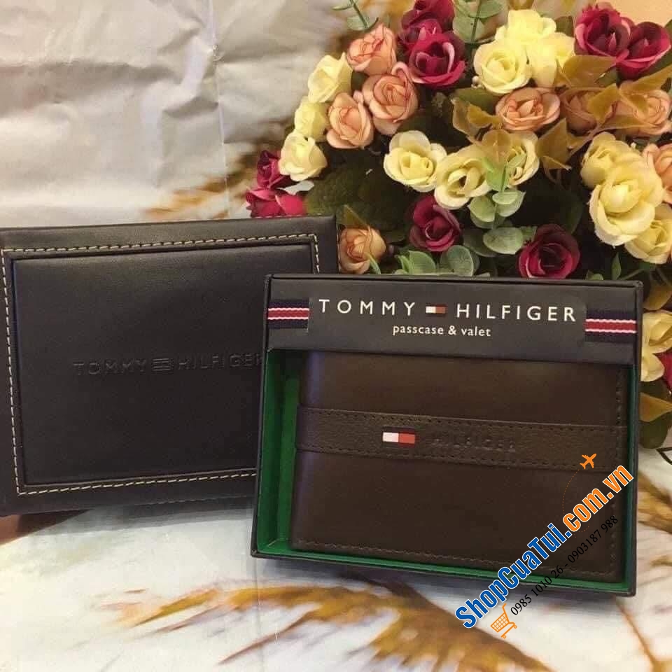 Ví Tommy Hilfiger da thật 100%  siêu hot.