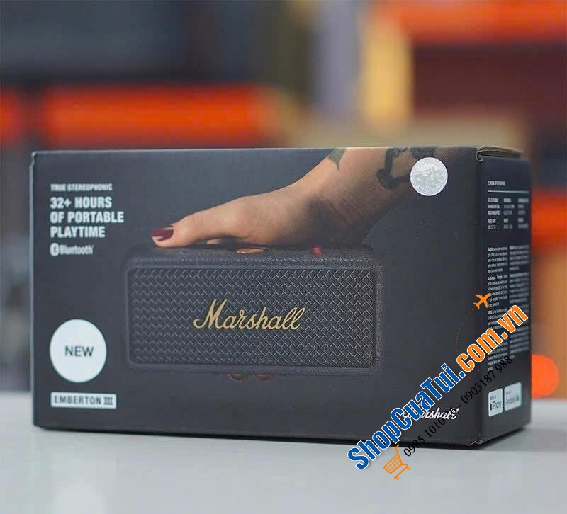 Loa Bluetooth Marshall Emberton III – Nhỏ Gọn, Âm Thanh Cực Chất.