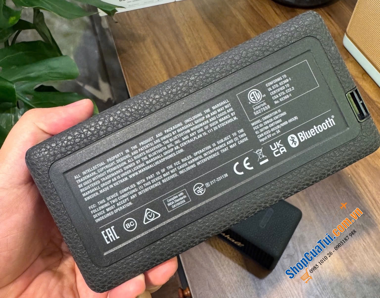Loa Bluetooth Marshall Emberton III – Nhỏ Gọn, Âm Thanh Cực Chất.