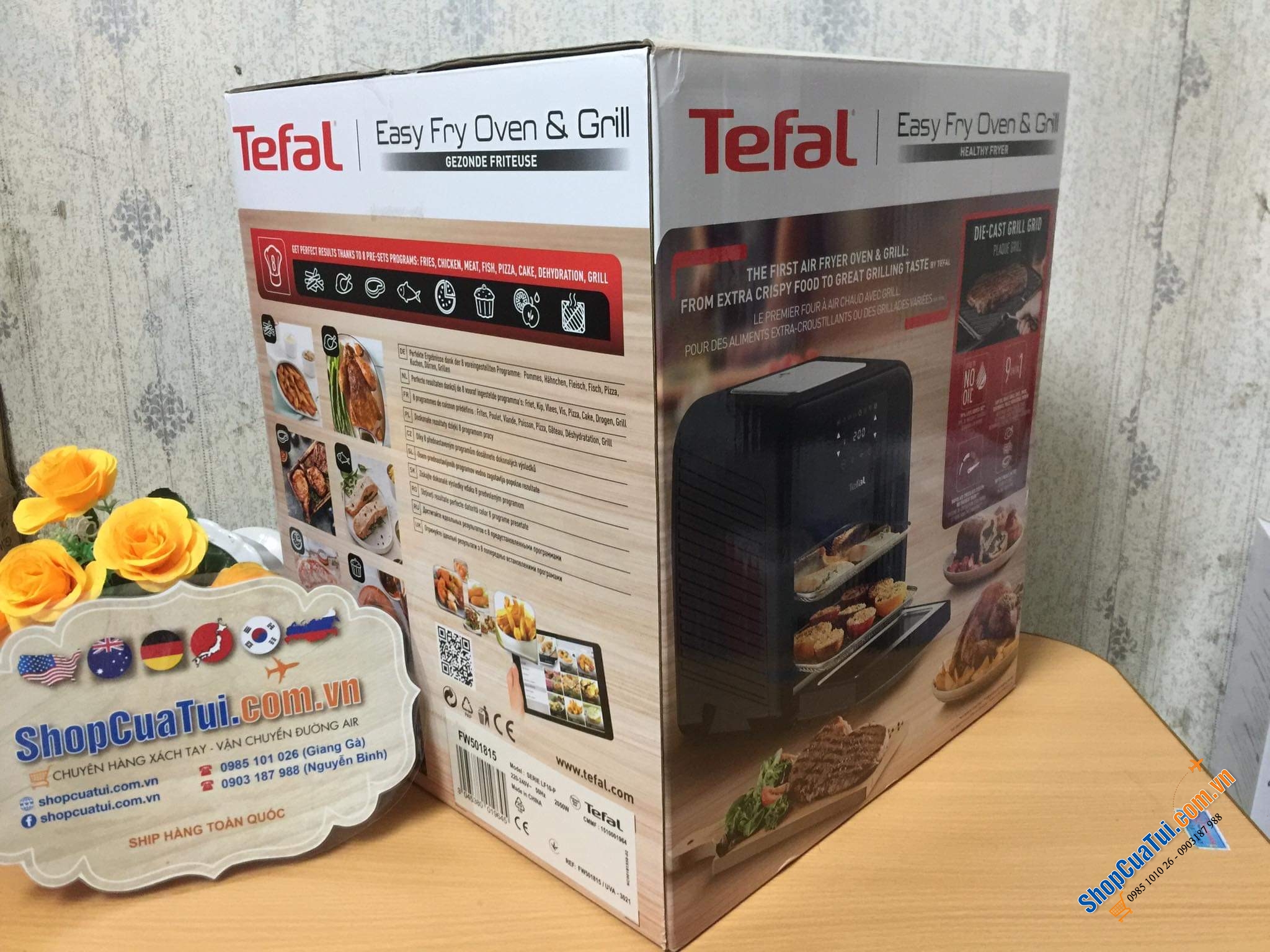 Shopcuatui.com.vn - Nồi Chiên Không Dầu Tefal FW5018 11 LÍT