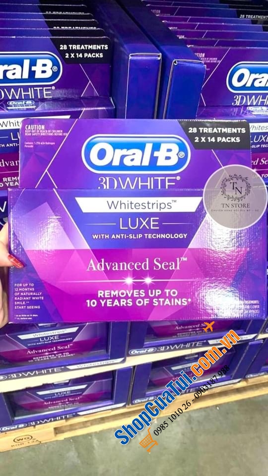 Shopcuatui.com.vn - Miếng Dán Trắng Răng Oral-B 3D White Luxe Advance ...