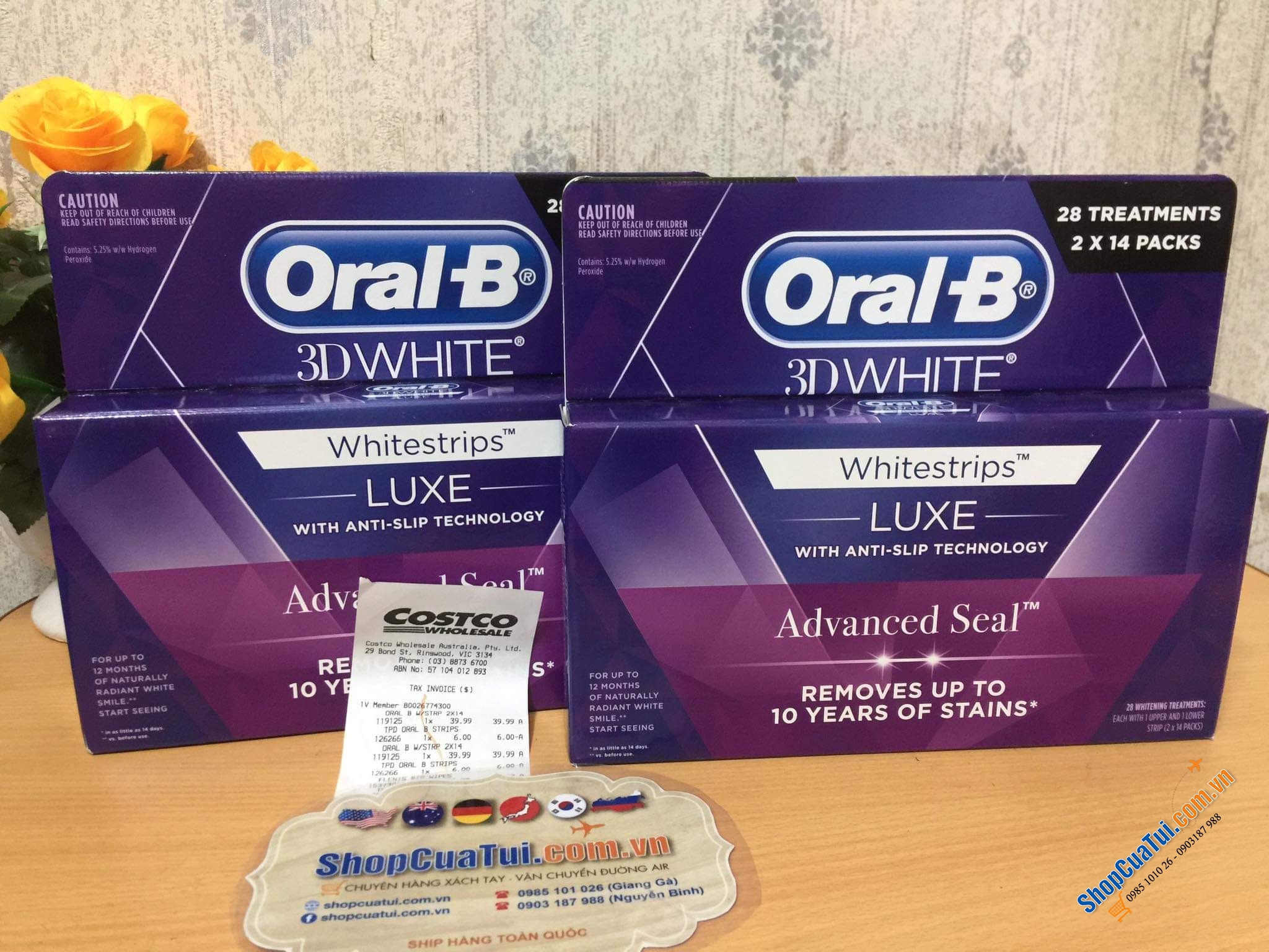 Shopcuatui.com.vn - Miếng Dán Trắng Răng Oral-B 3D White Luxe Advance ...